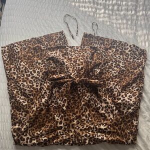 American Eagle Leopard/Cheetah Print Jumpsuit